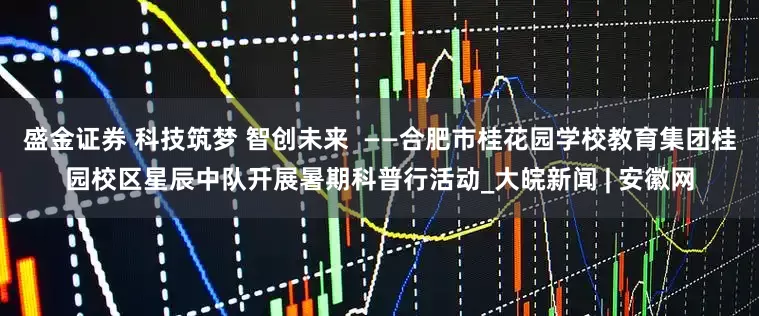 盛金证券 科技筑梦 智创未来  ——合肥市桂花园学校教育集团桂园校区星辰中队开展暑期科普行活动_大皖新闻 | 安徽网